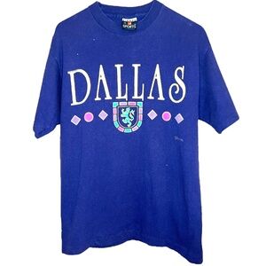 Vintage 1992 Paradies Collection Signal Sports Dallas Spellout T Shirt M